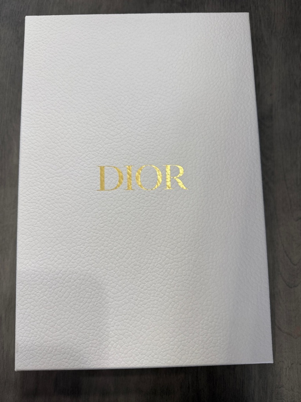 Dior White Box with Gold Logo